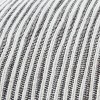 24"x24" Woven Slub Stripe Throw Pillow with Tassels - Hearth & Hand™ with Magnolia: Cotton, Indoor Use - 3 of 4