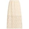 Lands' End Women's Lace Overlay Midi Skirt - 3 of 4