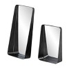 Amboros Decorative Mirrors with Shelves-2pc Set - Black - SEI - 3 of 4
