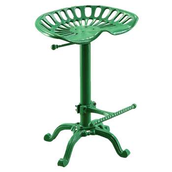 Adjustable Tractor Seat Stool Green - Carolina Chair and Table