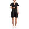 Lands' End Women's Cotton Jersey Tiered Mini Dress - 2 of 4