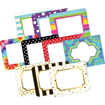Barker Creek 270pc 6 Designs Name Tags Curated Collection