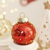 30ct Christmas Tree Ornaments Set - Multi-Size Shatterproof Plastic Xmas Balls, Decorative Hanging Decor - 2 of 4