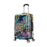 InUSA Lightweight Hardside Medium Checked Spinner Suitcase - Miami