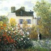 Design Toscano Monet's Garden at Argenteuil (The Dahlias), 1873: Large - 2 of 4