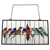CHLOE Lighting AVES Tiffany-glass Window Panel 24.5x13 - 2 of 3
