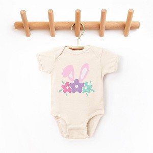 The Juniper Shop Bunny Ears With Flowers Baby Bodysuit - 1 of 2