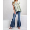 Women's Bailey Babydoll Top - Easel - 2 of 3