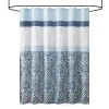 LunaLulinlk Printed and Embroidered Shower Curtain - 3 of 4