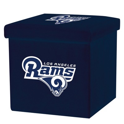 NFL Franklin Sports Los Angeles Rams Storage Ottoman with Detachable Lid