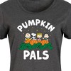 Women's Peanuts Pumpkin Pals Graphic T-shirt Dress - Heather Charcoal - 4X - 2 of 4