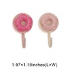 Unique Bargains Utility Heart-Shaped Sticker Hook Beige Rose Red Pink 4 Pcs - 3 of 4
