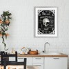 Stupell Industries Dead & Breakfast Spooky Skull Framed Print Under Glass Art, Gray, 17" x 23" - 3 of 4