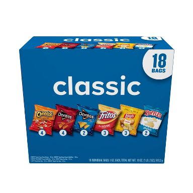 Frito-Lay Variety Pack Classic Mix - 18ct