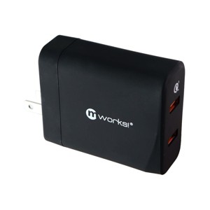 mworks! mPOWER! Dual Port USB Wall Charger (Adaptive Output) - Black - 1 of 1