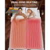 Heated Electric Throw Blanket, Waffle Electric Blanket with 6 Heat Settings & 4-Hour Auto-Off, Machine Washable, White - 3 of 4