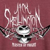 Women's - Disney - The Nightmare Before Christmas Lightweight French Terry Wide Neck Long Sleeve Shirt - 2 of 4