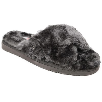 Minnetonka Women's Faux Fur Lilly Slide Slipper : Target