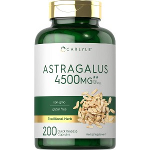 Carlyle Astragalus Root Capsules 4500mg | 200 Count - 1 of 3