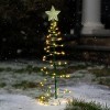 Touch Of ECO Solar LED Christmas Tree with Weather Resistant Steel Frame, MERRYLITES - image 4 of 4