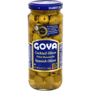 GOYA Cocktail Olives Spanish Olives - 5.5oz - 1 of 4