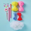 Bright Stripes Snack Knit Kit Cupcake Cutie, 8-Piece Set, Ages 8 and Up - 3 of 3