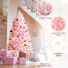 Yaheetech 4.5Ft/6Ft/7.5Ft/9Ft/12Ft Pre-lit Spruce Artificial Christmas Tree with 150 Incandescent Warm White Lights - 4 of 4