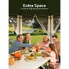 13x13 Pop Up Gazebo Outdoor Hexagonal Canopy Tent with Mosquito Netting Sides Instant Patio Canopy Shelter - 4 of 4