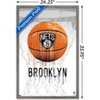 Trends International NBA Brooklyn Nets - Drip Basketball 21 Framed Wall Poster Prints - 3 of 4