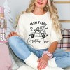 Simply Sage Market Women's Farm Fresh Trees Car Short Sleeve Garment Dyed Tee - 2 of 4