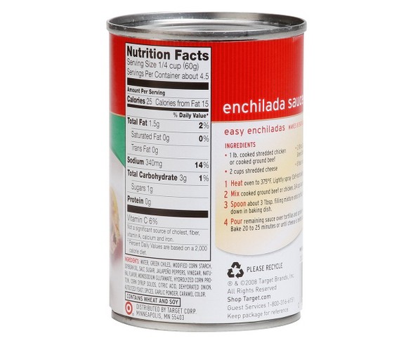 Mild Green Enchilada Sauce 10 oz - Market Pantry&#153;