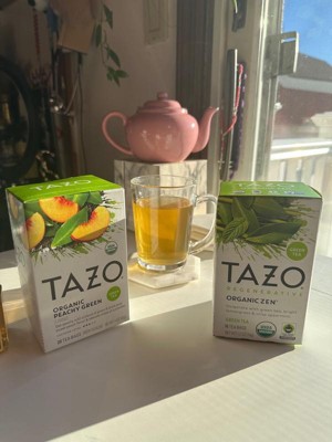 Tazo Organic Peachy Green Tea - 20ct : Target