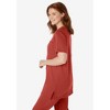 Woman Within Plus Size 7-Day Short-Sleeve Baseball Tunic - 4 of 4