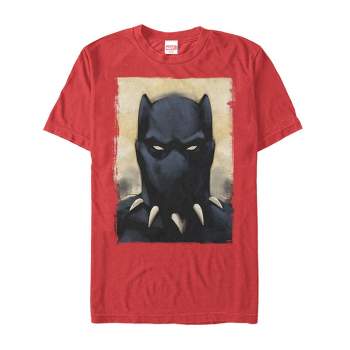 Men's Marvel Black Panther Watercolor Print T-Shirt
