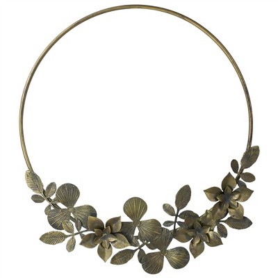 HomeRoots 14" Brown Mixed Assortment Artificial Wreath