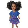 Doll Clothes Superstore Handmade Sweet Flower Sundress with Jacket – Fits 18 Inch Dolls - 2 of 4