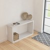 Royal Hampton Mango Wood Handcrafted Open Frame Sofa Console Table, 52 Inch - 3 of 4