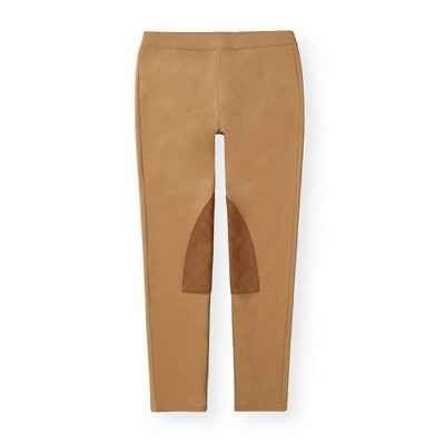 Hope & Henry Womens' Ponte Riding Pant (Honey Brown, 10)