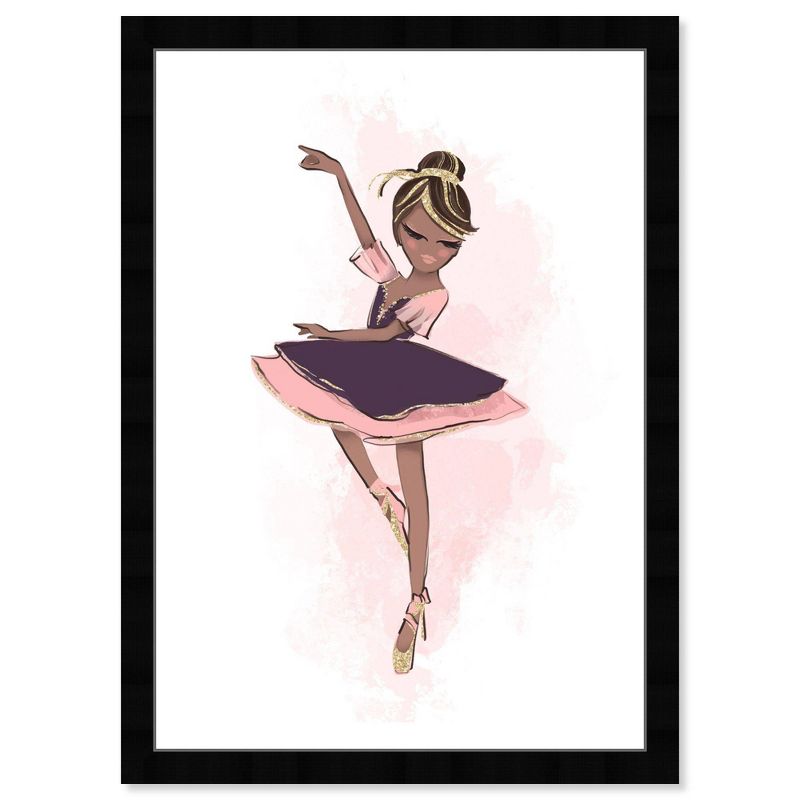 15&#34; x 21&#34; Ballerina Girl Music and Dance Framed Art Print - Wynwood Studio, 1 of 7