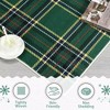 Christmas Area Rug Xmas Buffalo Plaid Rugs Winter Holiday Decorative Non Slip Accent Rug - 3 of 4