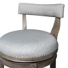 Maven Lane Alexander Swivel Counter Stool With Fabric Upholstery 27" - 4 of 4