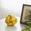 Yellow Knot Figural Candle - Room Essentials™ - 2 of 3