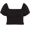 Women's Plus Size Dylan Top - black | CITY CHIC - 4 of 4