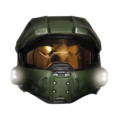 Mens Halo Deluxe Master Chief Costume Mask -  - Green