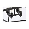 Elegant Lighting Declan 16 inch pendant in black - 4 of 4