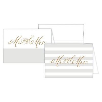 16ct Stationery Notes Mr. and Mrs. Gray