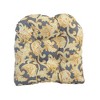 Blazing Needles, 19-inch U-Shaped Spun Polyester Outdoor Tufted Dining Chair Cushion - 2 of 2