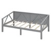 NicBex Twin/Full Modern Bed Frame Sofa Bed with Bedside Rails,High-Legged Daybed Platform Bed for Bedroom,Study,Kids Room - 3 of 4