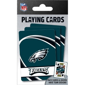 MasterPieces Officially Licensed NFL Philadelphia Eagles Playing Cards - 54 Card Deck for Adults - 1 of 4