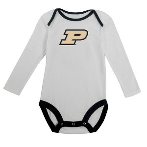 NCAA Purdue Boilermakers Infant Boys' 2pk Long Sleeve Bodysuit - 1 of 4
